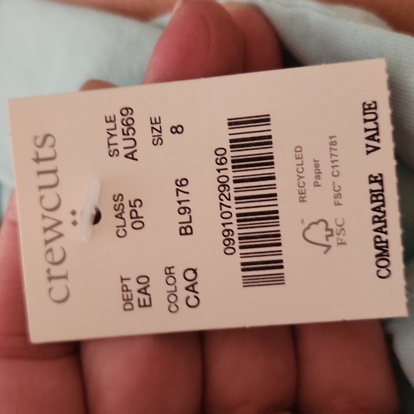 Crewcuts Kids Tank and Top Set - Blue and Pink Girls Sz 8 Nwt - Picture 3 of 3